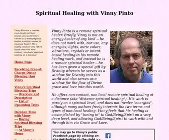 Divine-Heart.org(Spiritual Healing with Vinny) Screenshot