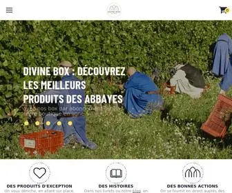Divinebox.fr(Divine Box : les meilleurs produits des abbayes) Screenshot