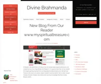 Divinebrahmanda.com(Divinebrahmanda) Screenshot