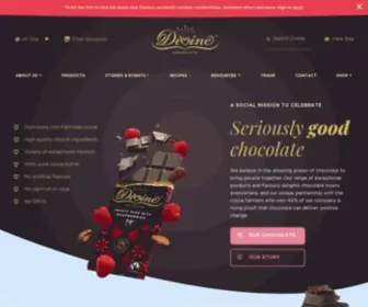 Divinechocolate.com(Divine Chocolate) Screenshot