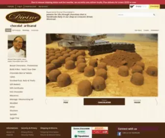 Divinechocolatier.com(Divine Chocolatier) Screenshot