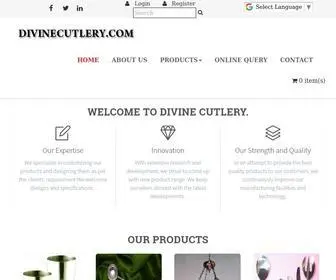 Divinecutlery.com(Divine Cutlery) Screenshot