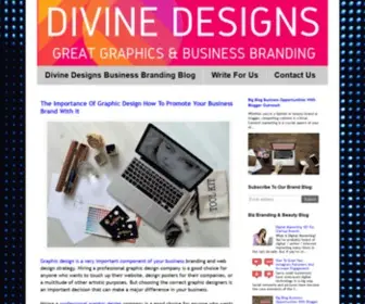 Divinedesignseverett.com(Divine Designs Business Branding) Screenshot