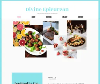 Divineepicurean.co(MI Caterer) Screenshot