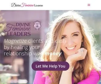 Divinefeminineleaders.com(Divine Feminine Leaders) Screenshot