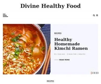 Divinehealthyfood.com(Divine Healthy Food) Screenshot