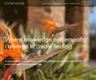 Divinehousesd.com(Luxury Rehab Center in San Diego) Screenshot