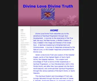 Divinelovedivinetruth.org(Divine Love Divine Truth) Screenshot