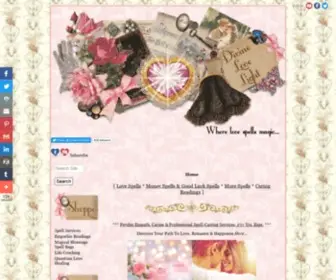 Divinelovelight.com(Love Spells Cast) Screenshot