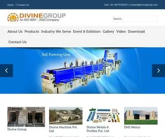 Divinemachines.co.in(Manufacturer of Cut to Length Line) Screenshot