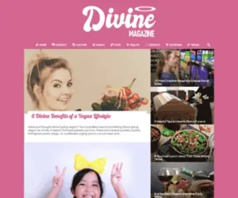 Divinemagazine.net(Divine Magazine) Screenshot