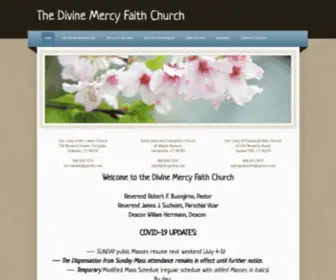 Divinemercyfaithcommunity.org(Divine Mercy Parish) Screenshot