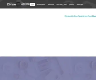 Divineonlinesolutions.com(We offer a variety of web hosting services like) Screenshot
