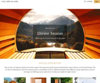 Divinesaunas.com(Divine Saunas) Screenshot