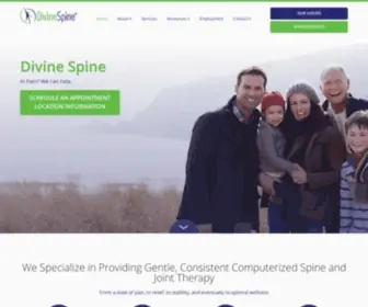 Divinespine.com(Divine Spine) Screenshot