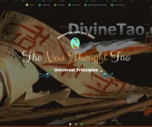 Divinetao.com(Explore the Tao Te Ching from a New Thought Perspective) Screenshot