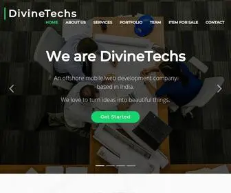 Divinetechs.com(Home) Screenshot