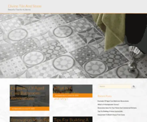 Divinetileandstone.com(Beautiful Tiles For A Lifetime) Screenshot
