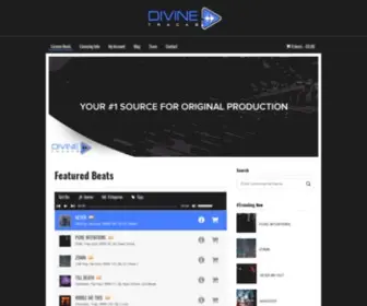 Divinetracks.com(Divine Tracks) Screenshot