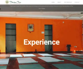 Divinetreeyoga.in(Divine Tree) Screenshot