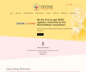 Divineuk.org(Divine Retreat Centre UK) Screenshot