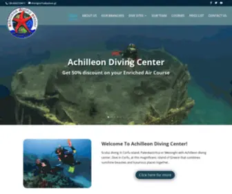 Diving-Corfu.com(Diving Corfu) Screenshot