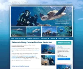 Divingcairns.com.au(Diving Cairns) Screenshot
