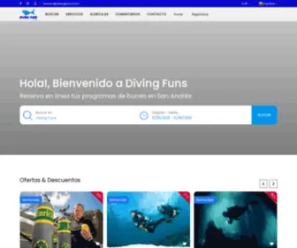 Divingfuns.com(Divingfuns) Screenshot