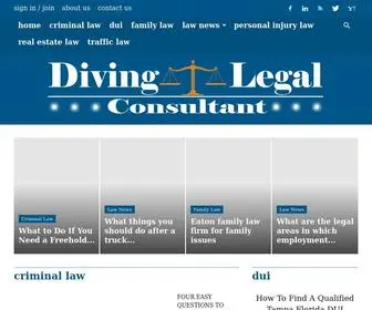 Divinglegalconsultant.com(Diving Legal Consultant) Screenshot