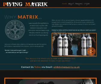 Divingmatrix.co.uk(Diving Matrix) Screenshot