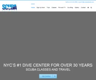 Divingnyc.com(Scuba Certification & Diving Lessons) Screenshot