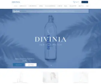 Diviniawater.com(Divinia is the only purified water with scientifically studied benefits. divinia) Screenshot