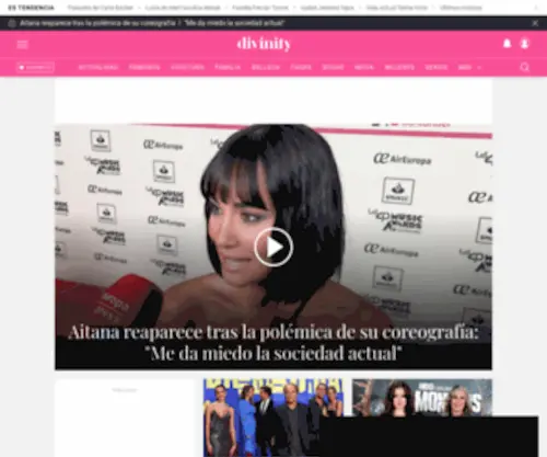 Divinitycollection.es(Moda, belleza, celebrities y tendencias) Screenshot
