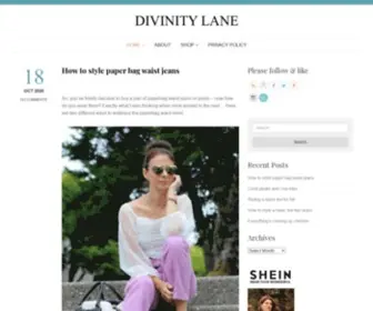 Divinitylane.com(Divinity Lane) Screenshot