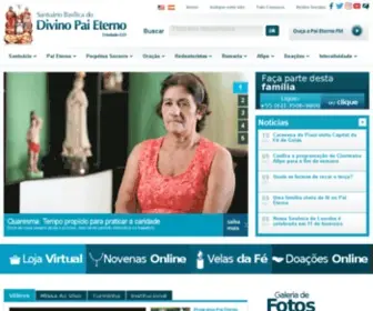 Divinopaieterno.com.br(Santuário do Divino Pai Eterno) Screenshot