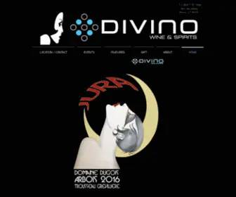 Divinowine.com(Divino Wine and Spirits) Screenshot