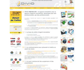 Divio-Immobilier.com(Logiciel) Screenshot