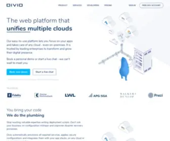 Divio.com(We make using modern cloud technologies easy through tools) Screenshot