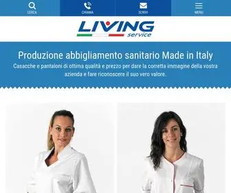 Diviseinfermieri.it(Abbigliamento sanitario Living Service) Screenshot