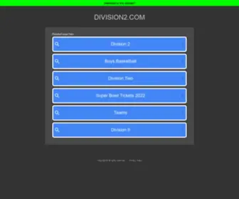 Division2.com(Division2) Screenshot