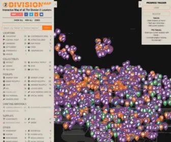 Division2Map.com(The Division 2 Map) Screenshot