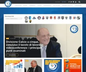 Divisionecalcioa5.it(Divisione Calcio a cinque) Screenshot