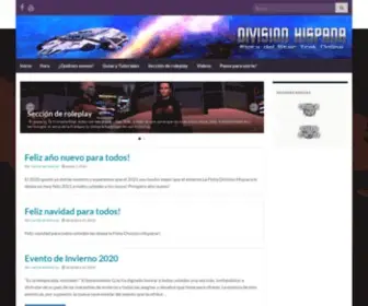 Divisionhispana.com(División Hispana) Screenshot