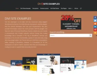 Divisiteexamples.com(Divi Inspirational Site Examples) Screenshot