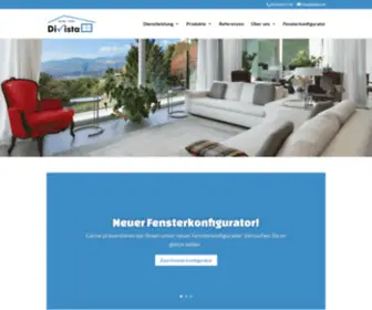 Divista.ch(Fenster und Türen Spezialist mit individueller Beratung) Screenshot