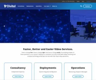 Divitel.com(Faster, Better and Easy Video Services) Screenshot