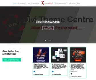 Divithemecentre.com(Community Driven Divi Marketplace) Screenshot