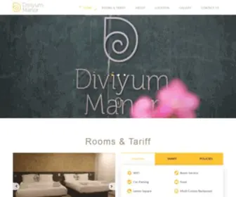 Diviyummanor.in(Diviyum Manor) Screenshot