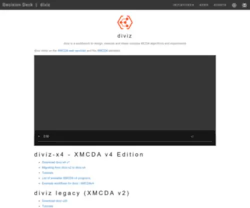 Diviz.org(Decision Deck) Screenshot
