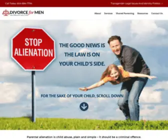 Divorce-For-Men.com(Carey Linde) Screenshot